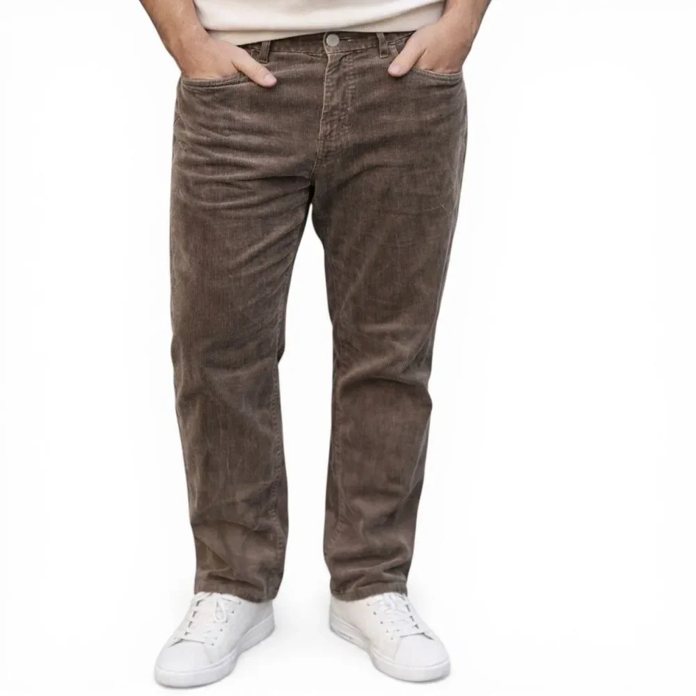 Bonobos Corduroy Pants Mens 40x29 Brown Straight Casual Cotton Stretch